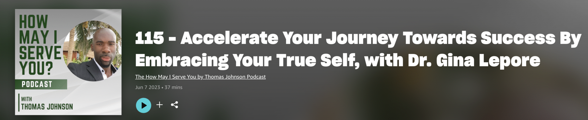 screenshot image of "How may I serve you podcast?"